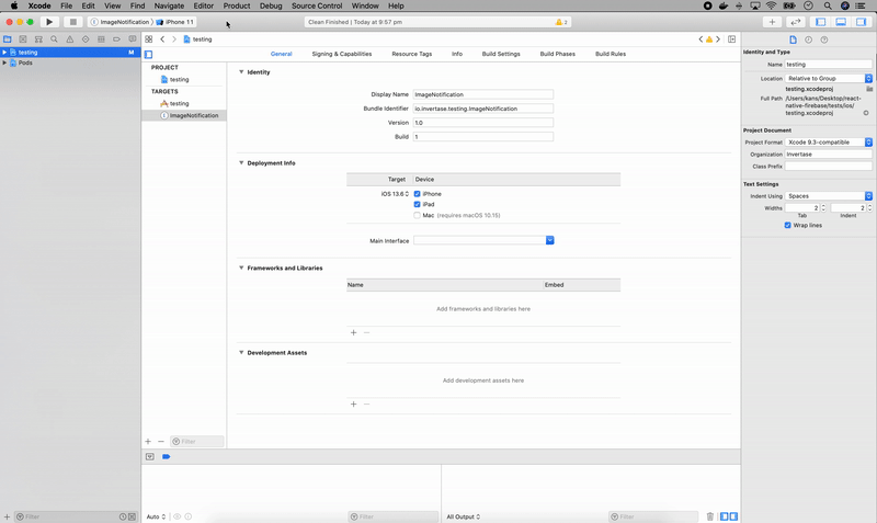 Xcode - Add target to the Podfile